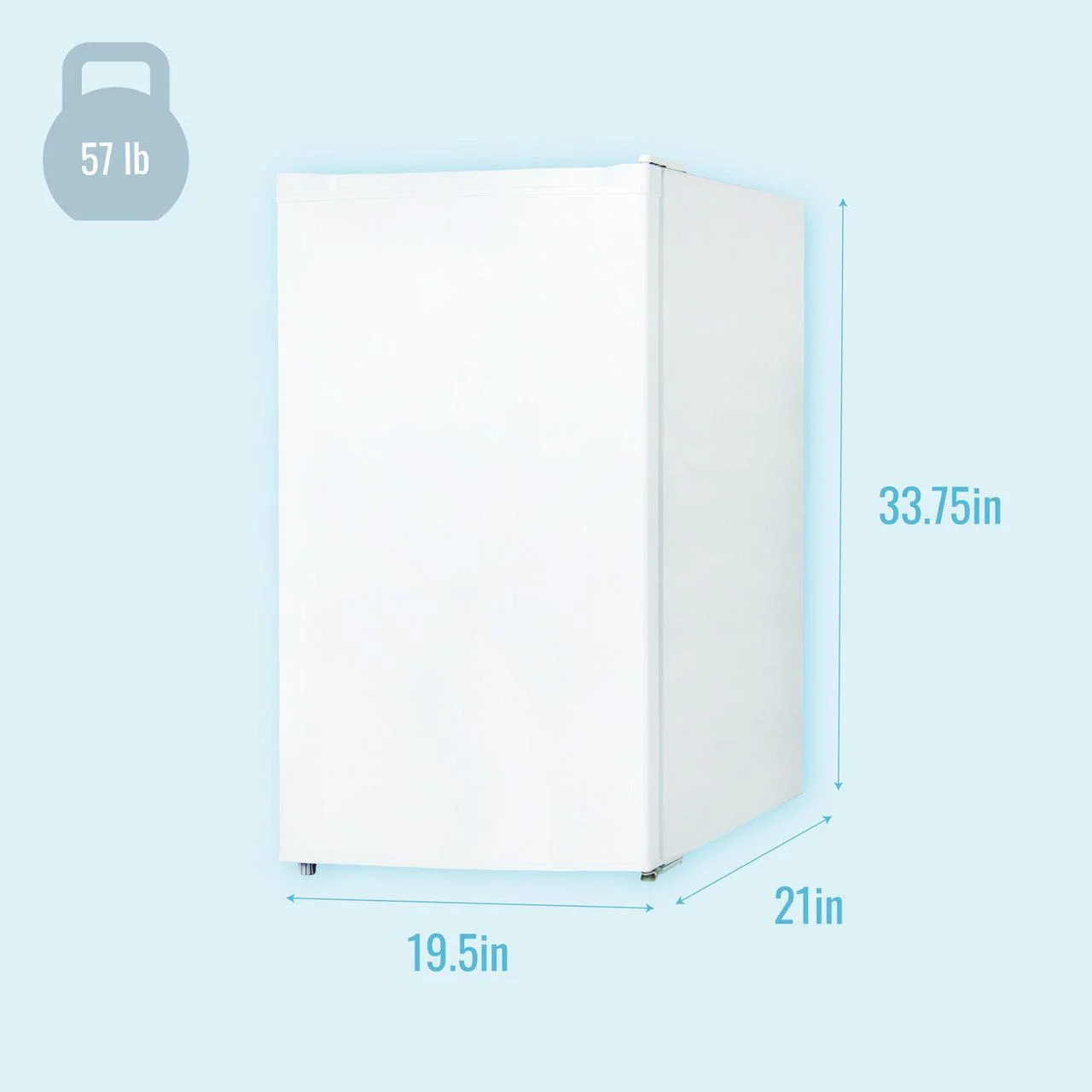 Keystone New  4.4 Cu. ft. Compact Refrigerator with Freezer