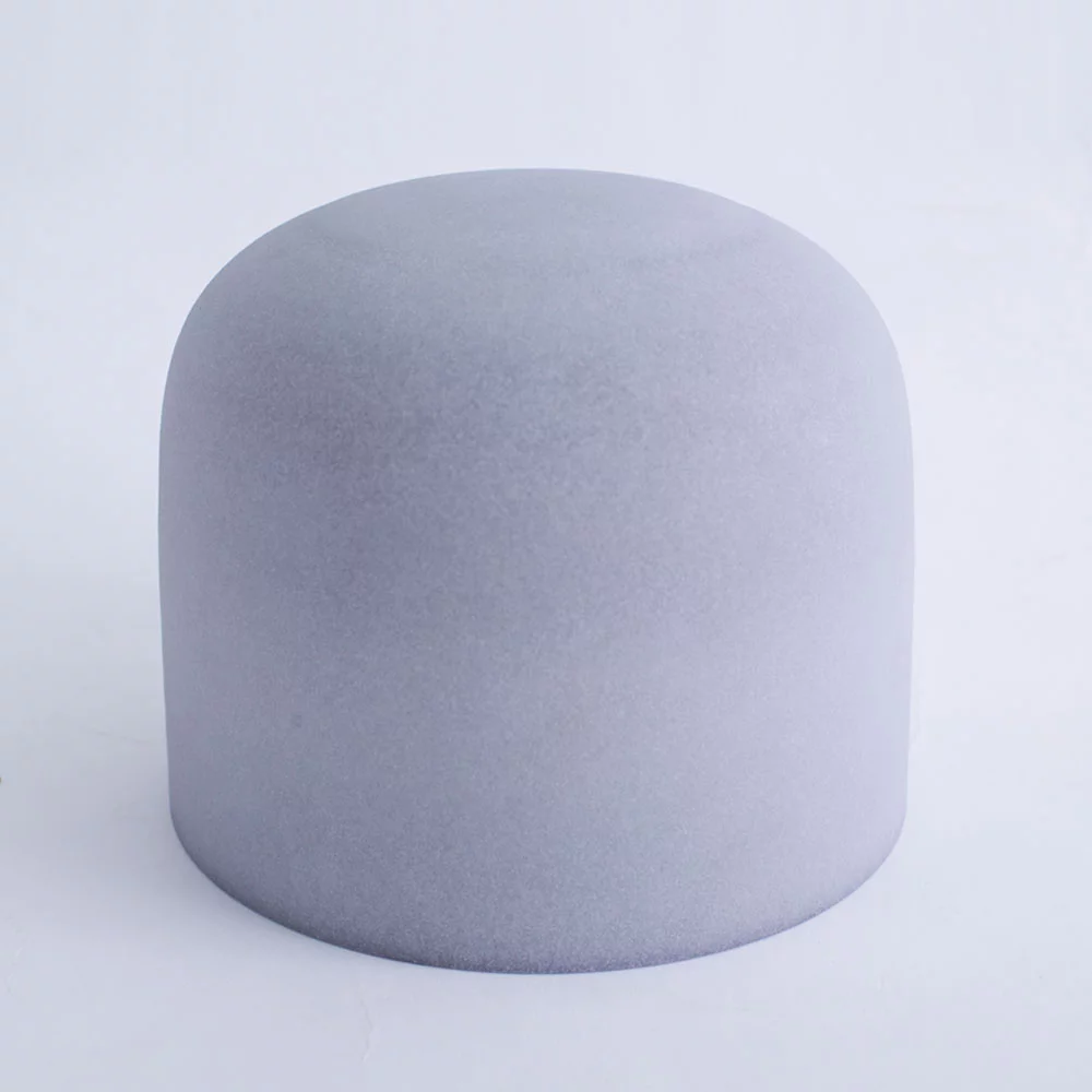 432 Hz A 3rd Eye Chakra Indigo Quartz Frosted Crystal Singing Bowl 8 inch + Case Bag