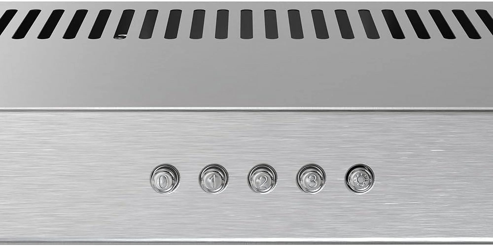 Streamline 36 in. Donini Ductless Undermount Range Hood in Brushed Stainless Steel with Mesh Filters, Push Button Control, LED Light