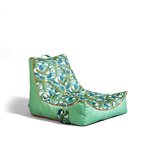 Big Joe Captain's Float No Inflation Needed Pool Lounger, Double Sided Mesh, Quick Draining Fabric