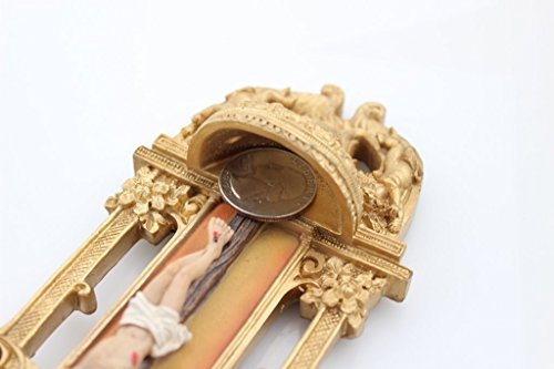 Religious Church Supplies Solid Brass Crucifix Beautiful Jesus Wall Plaque Cross