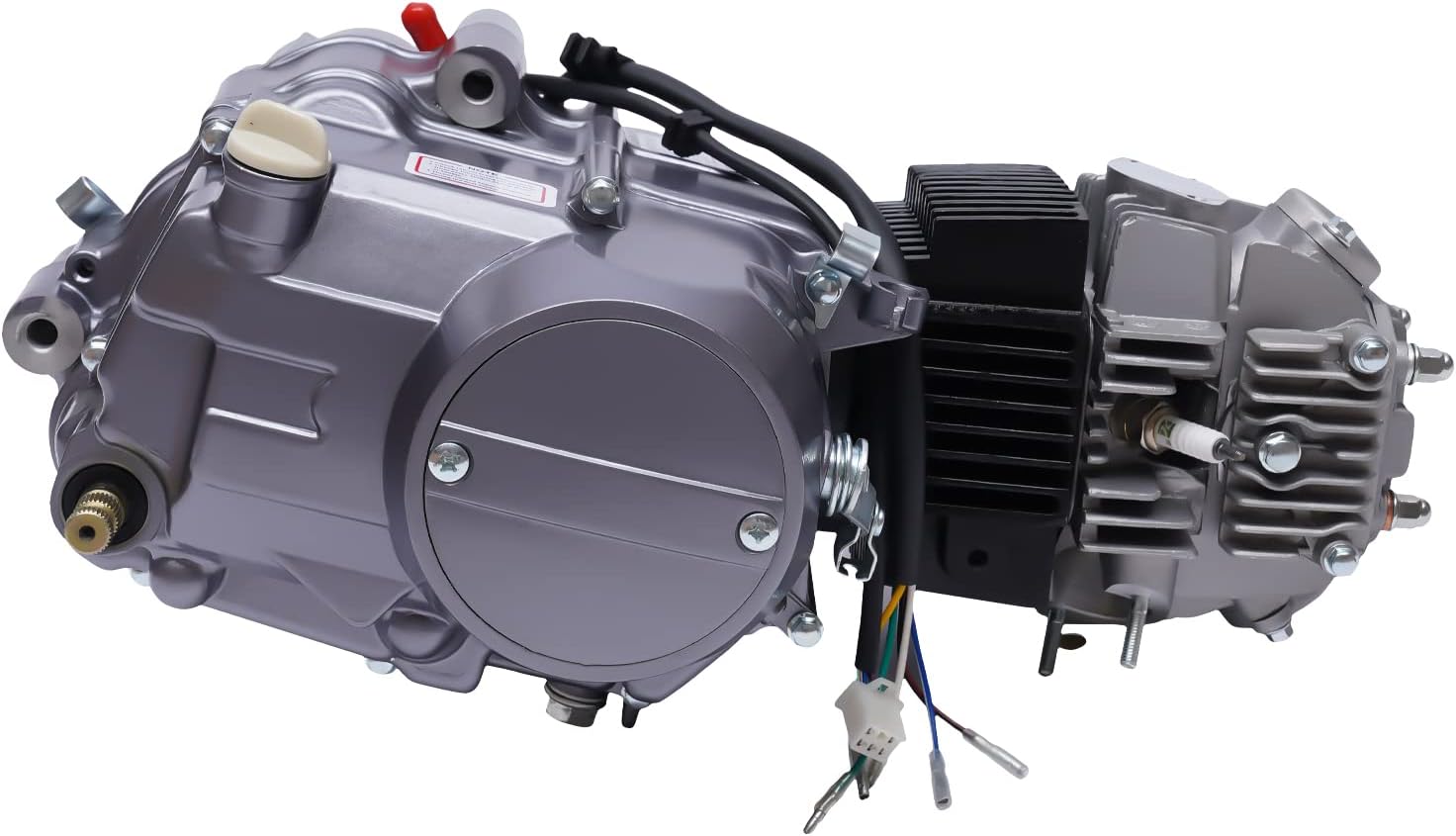 140cc 4 Stroke Engine Motor Replacement Kit, Racing Engine CDI Kick Starter Lever Gear Shift Lever Manifold Set, Single Cylinder Motor