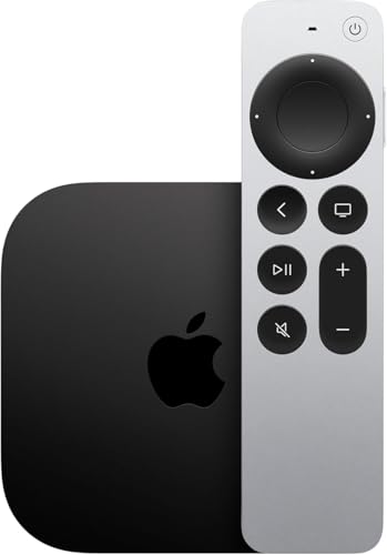 Apple TV 4K Wi-Fi (3rd Generation) with Siri Remote & Apple 1 Year Limited Warranty (64 GB Wi Fi)