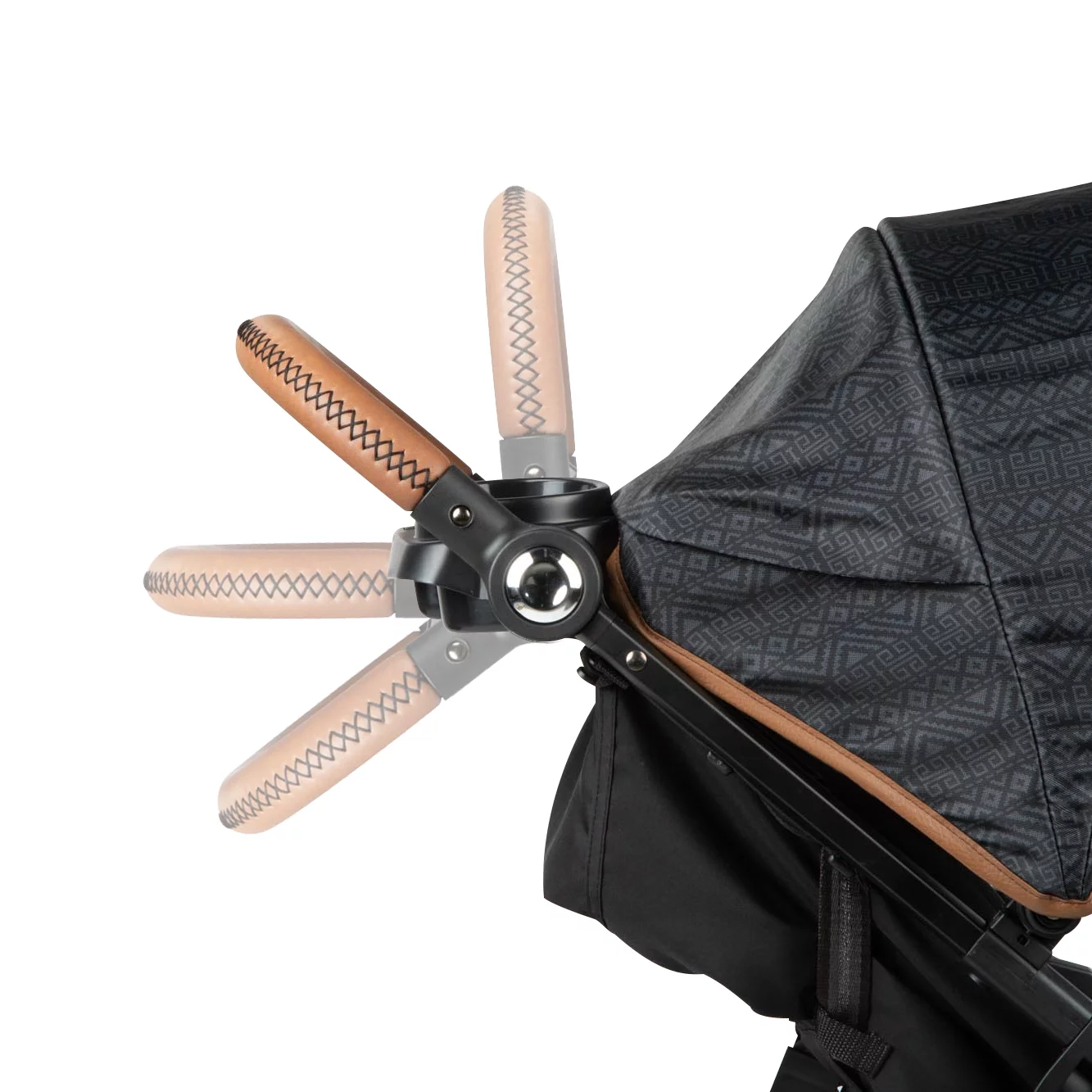 Monbebe Bolt Travel System Stroller and Infant Car Seat, Urban Boho