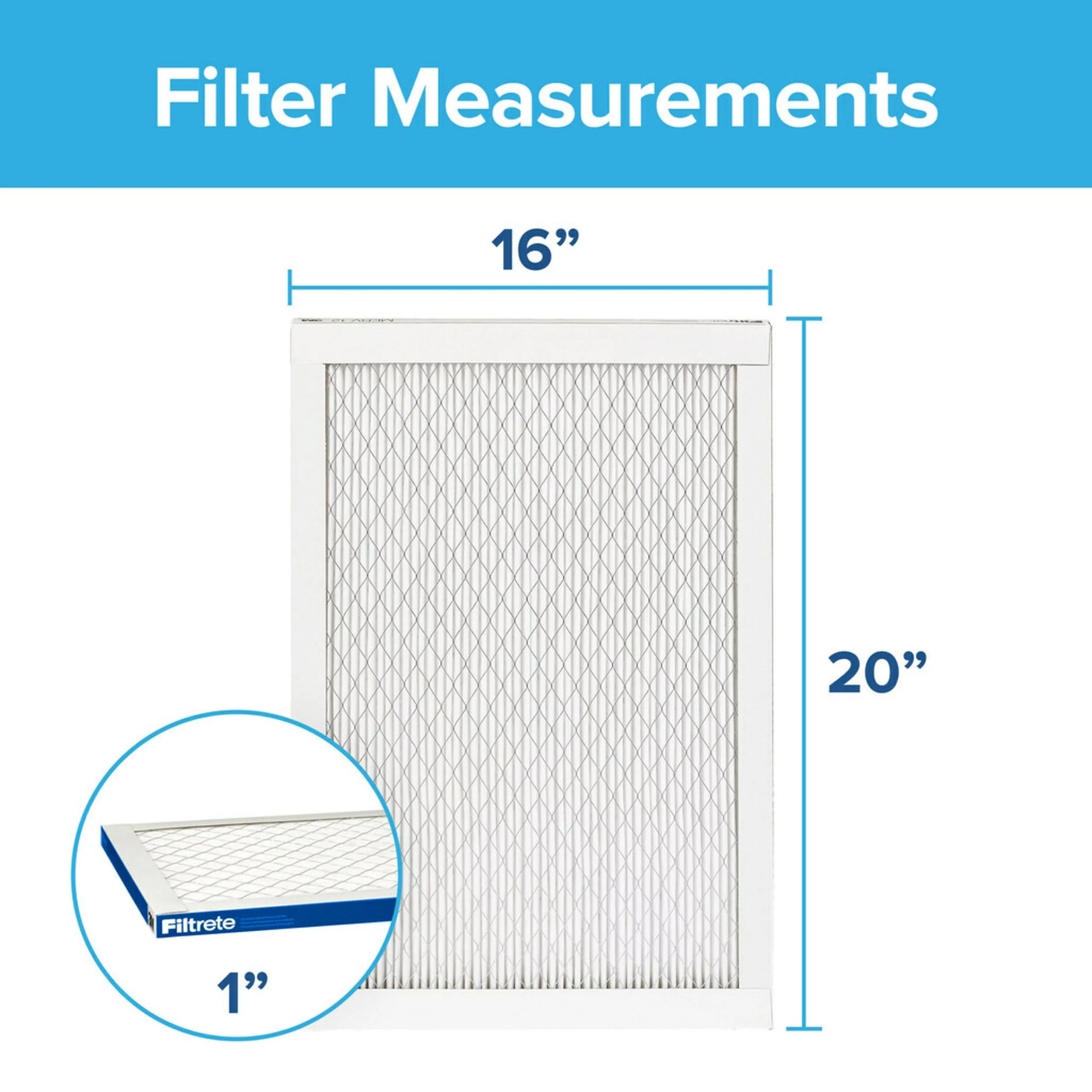 Filtrete 20x20x1 Air Filter, MPR 2200 MERV 13, Elite Allergen Reduction, 4 Filters