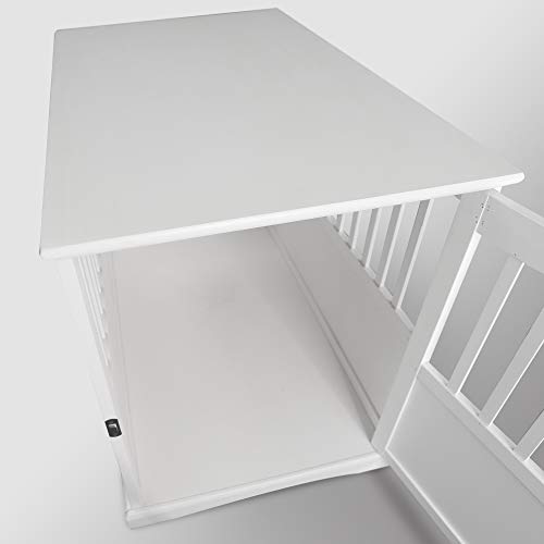 Casual Home Wooden Medium Pet Crate, End Table, Espresso