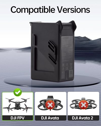 FPV Drone Battery for DJI 2000mAh 22.2V LiPo 6S, 44.4Wh Intelligent Flight Battery with 10C Discharge Rate, 90W Max Charging Power, 20 Min Endurance for DJI FPV(1 Pc)