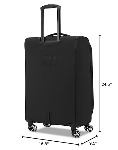 Samsonite Saire LTE Softside Expandable Luggage with Spinner Wheels, 3-Piece Set (20/25/28), Caribbean Blue