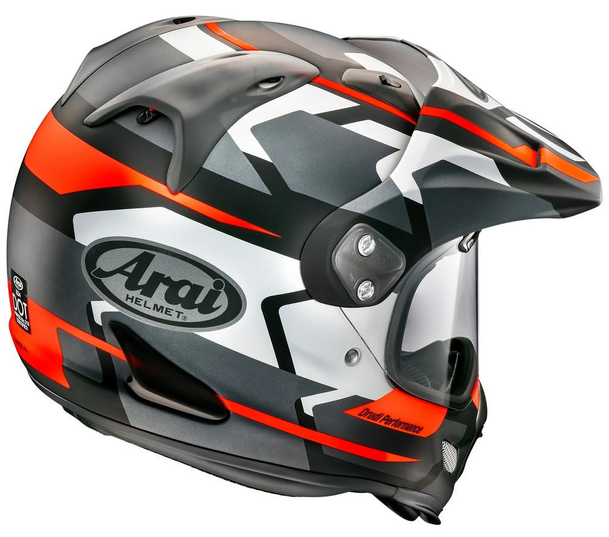 Arai XD-4 Depart Dual Sport Motorcycle Helmet (M2020D) Black/Silver Frost XS