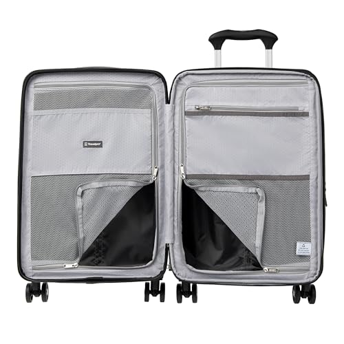 Travelpro Maxlite Air Hardside Expandable Carry on Luggage, 8 Spinner Wheels, Lightweight Hard Shell Polycarbonate Suitcase, Shadow Grey, Carry On 21-Inch