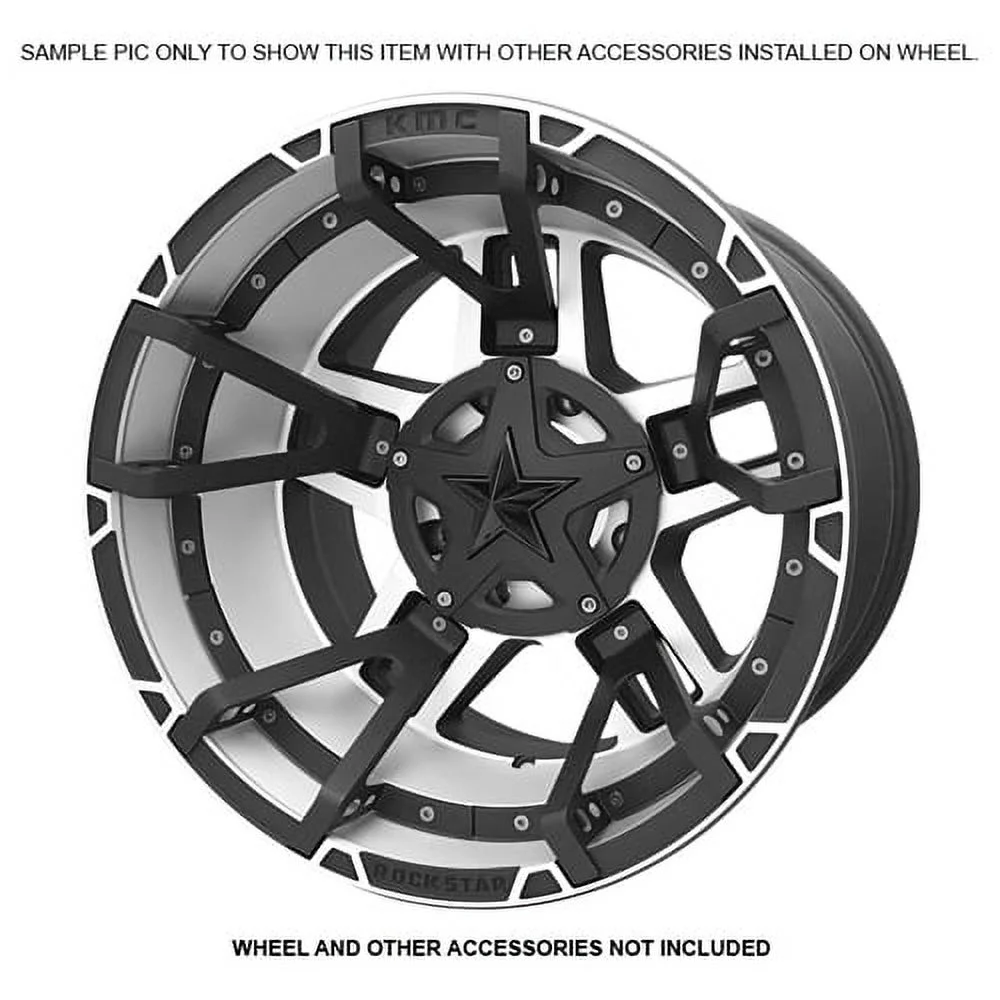 Matte Black XD Series XD827 Rockstar 3 Split Spoke Insert For 20x10 Wheel