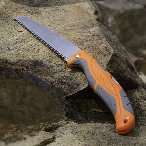 Smith’s 51366 EdgeSport 6” Folding Bone Saw - Stainless Steel + Lock-Back Handle - Field Dressing Deer & Elk - Hunting Outdoorsmen - Lightweight & Packable