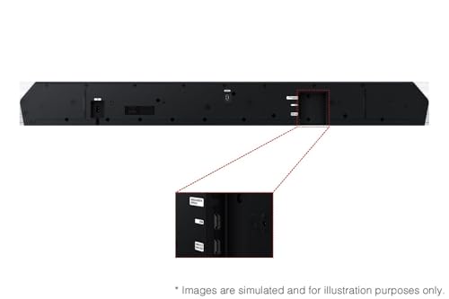 SAMSUNG Q990D 11.1.4ch Soundbar w/Wireless Dolby Atmos Audio, Rear Speaker Included, Q-Symphony, SpaceFit Sound Pro, Adaptive Sound, Game Mode Pro with Alexa Built-in, HW-Q990D/ZA