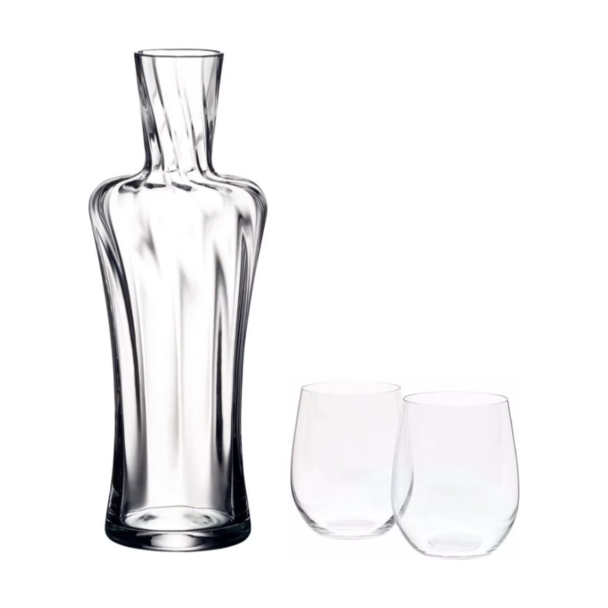 Riedel Decanter Medoc (39 oz) with Chardonnay/Viognier Wine Tumblers (2-Pack)