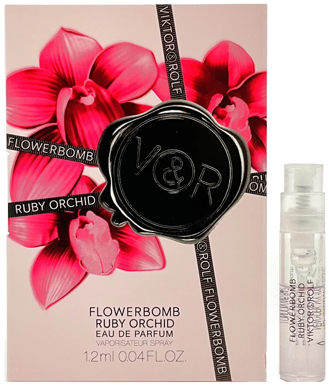 Flowerbomb Ruby Orchid by Viktor & Rolf for Women 0.04 oz Eau de Parfum Spray Vial - PACK OF 12