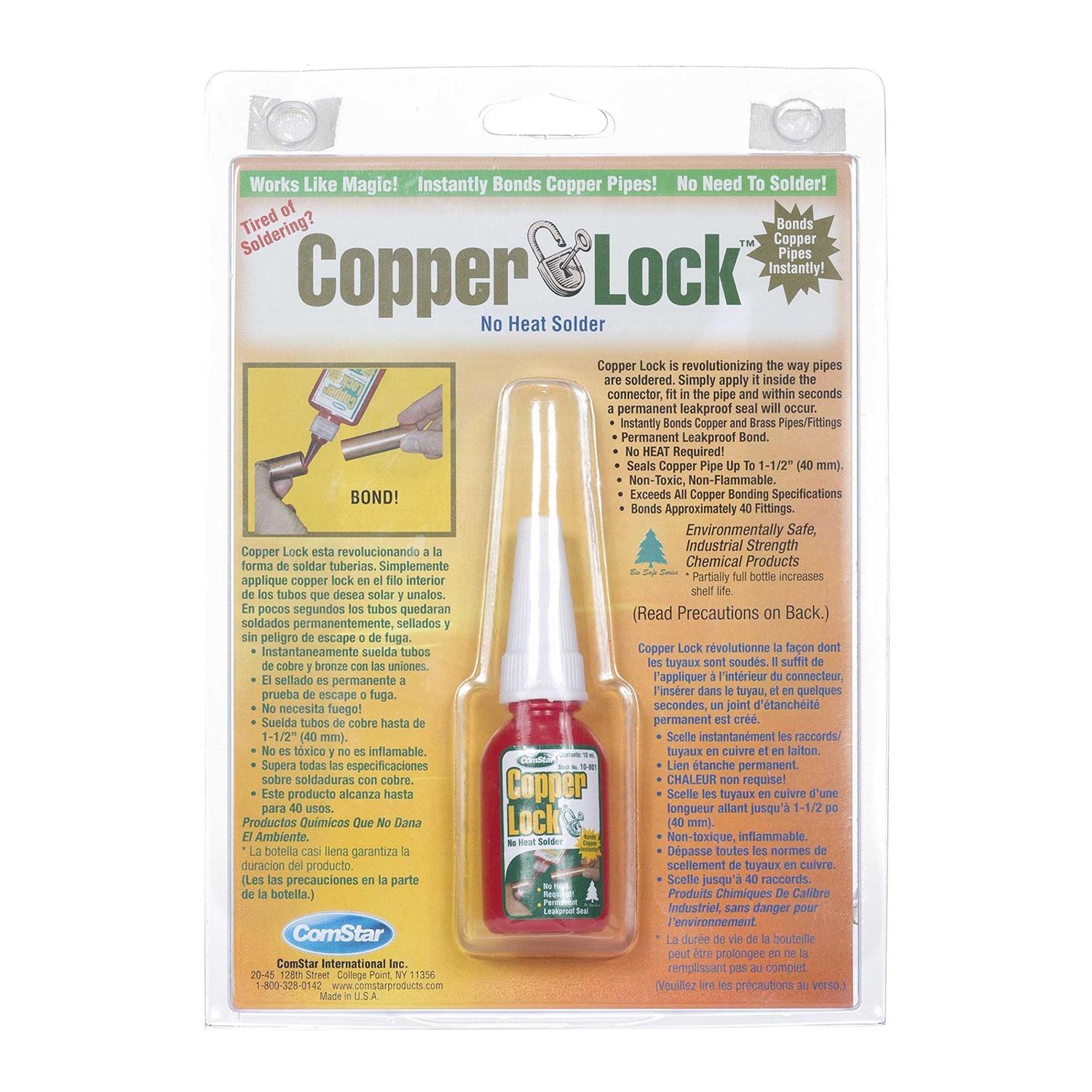 ComStar Copper Lock 10-801 No Heat Solder 10 mL Tube