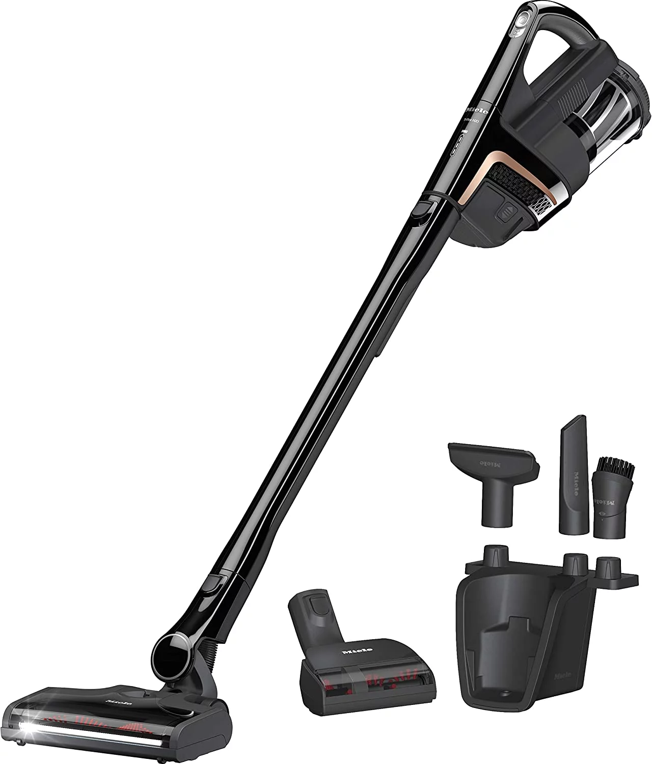 Miele Triflex HX1 Cat & Dog Battery Powered Bagless Stick Vacuum, Obsidian Black, 4 Pounds