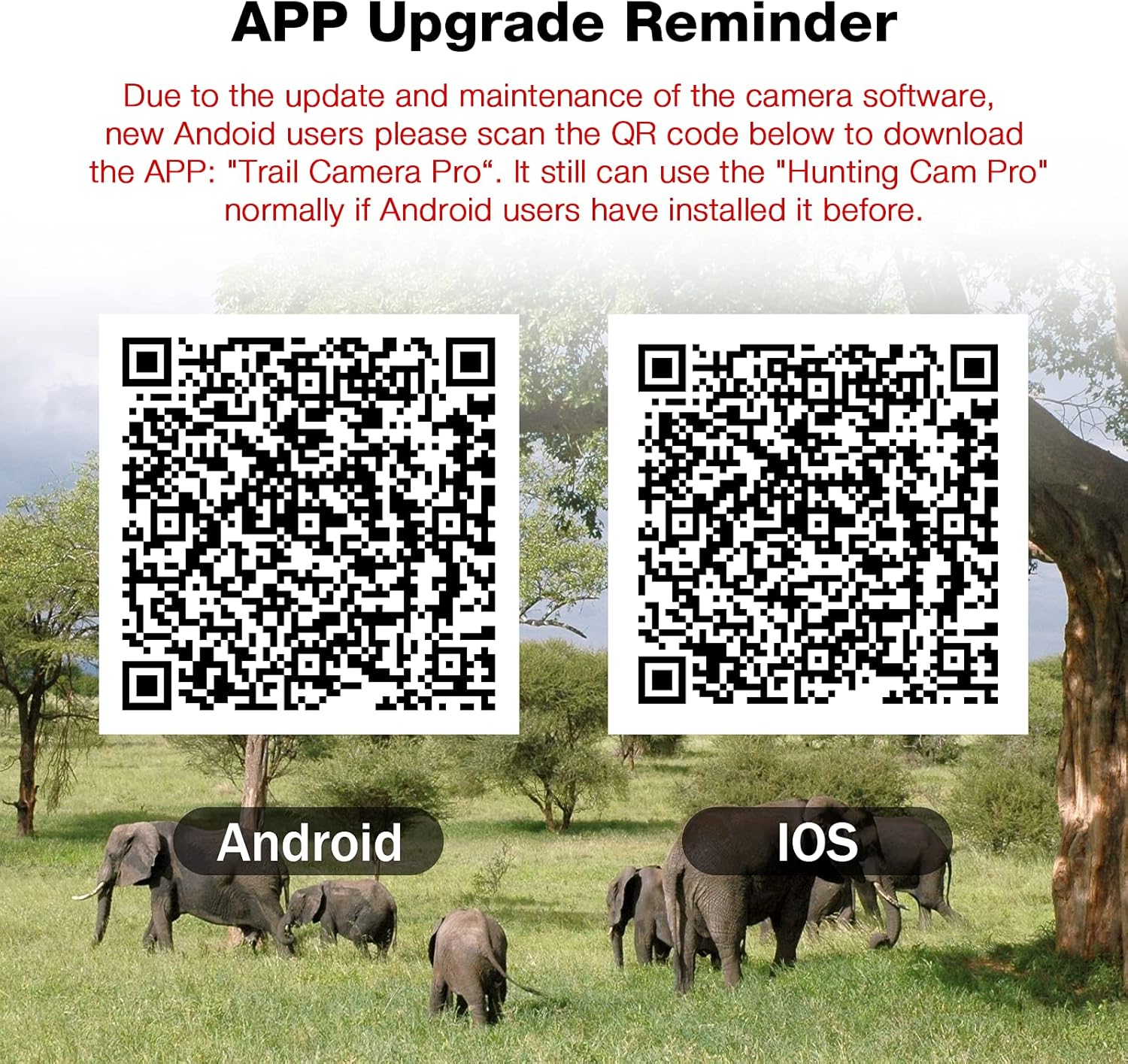 Upgraded WiFi Trail Camera 20MP 1296P - Bluetooth Hunting Game Camera with Night Vision Motion Activated Waterproof IP66 for Outdoor Wildlife Scouting Animal Game Camera