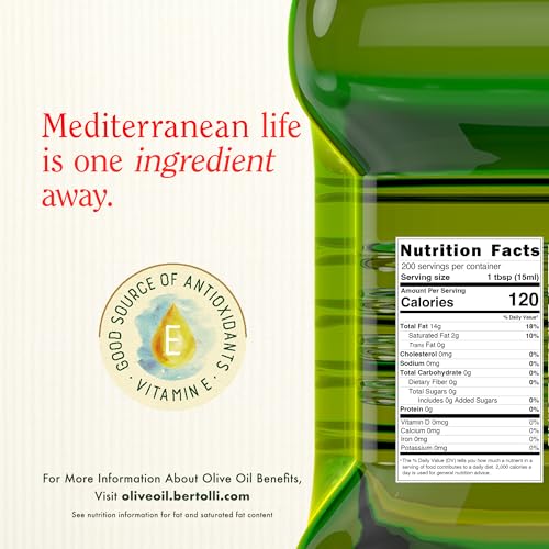 BERTOLLI RICH EXTRA VIRGIN OLIVE OIL 101 OZ (3L)