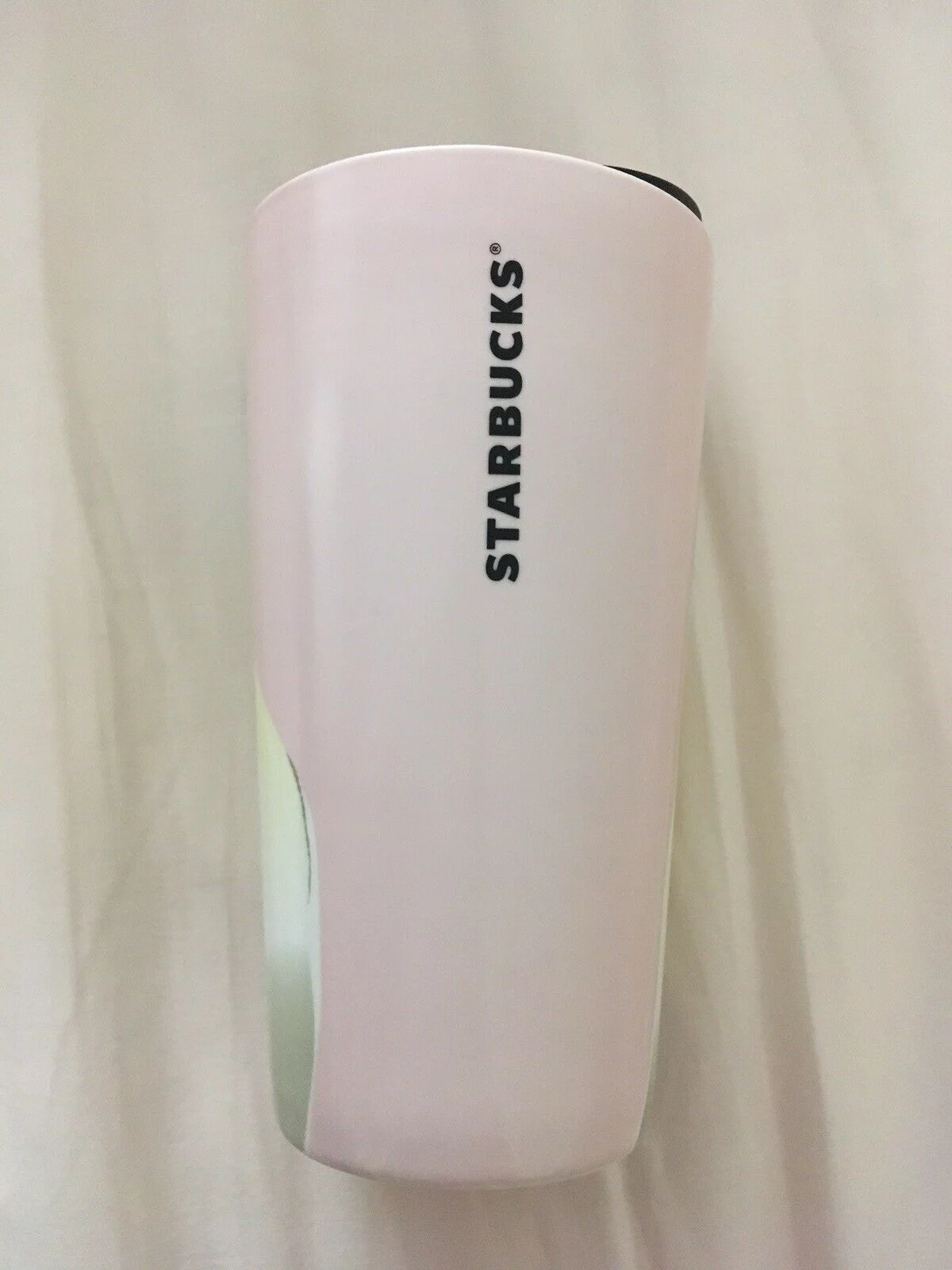 Starbucks Los Angeles Ceramic Travel Tumbler/Cup 12 Oz Woman with sunglasses