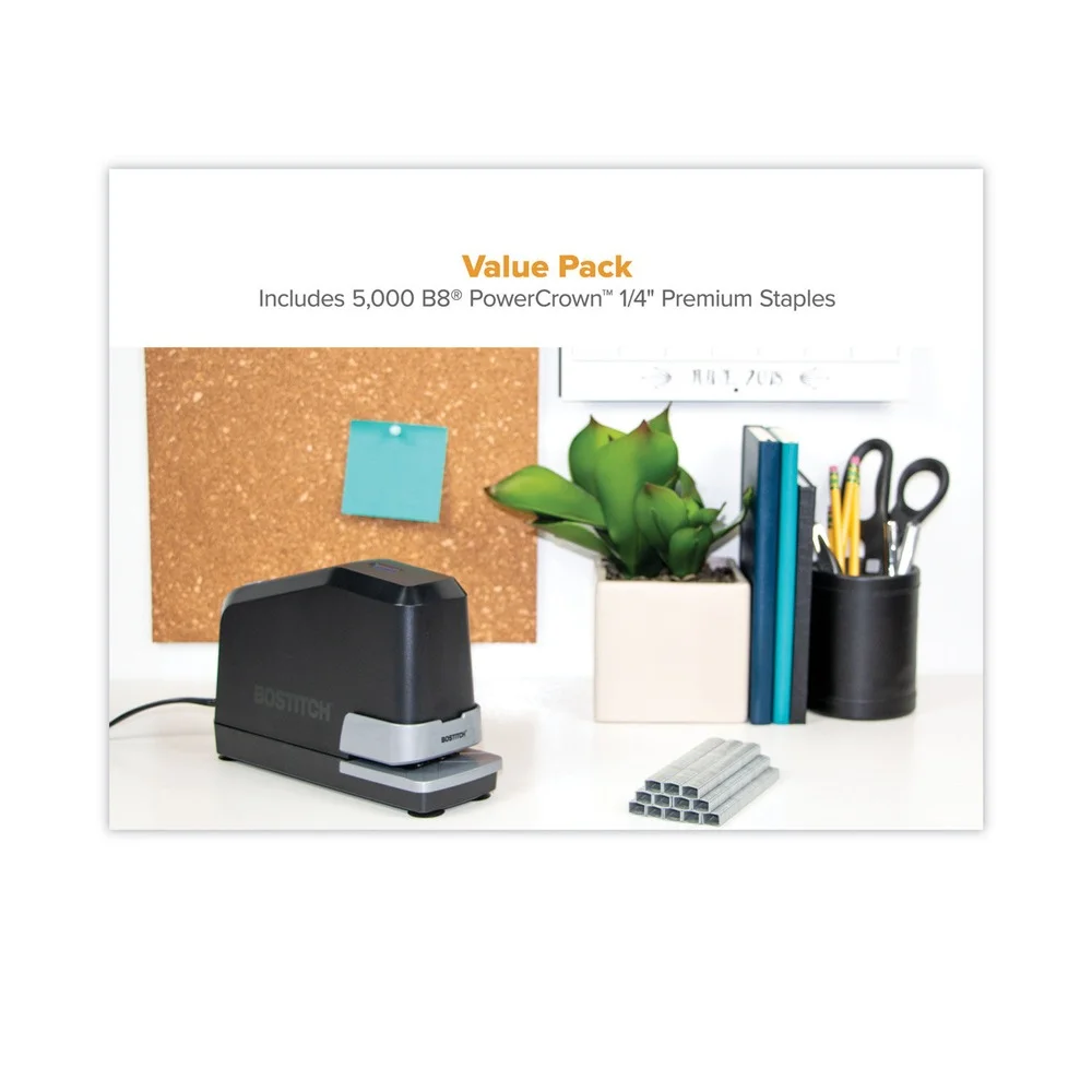 Bostitch B8 Impulse 45 Electric Stapler 45-Sheet Capacity Black B8EVALUE