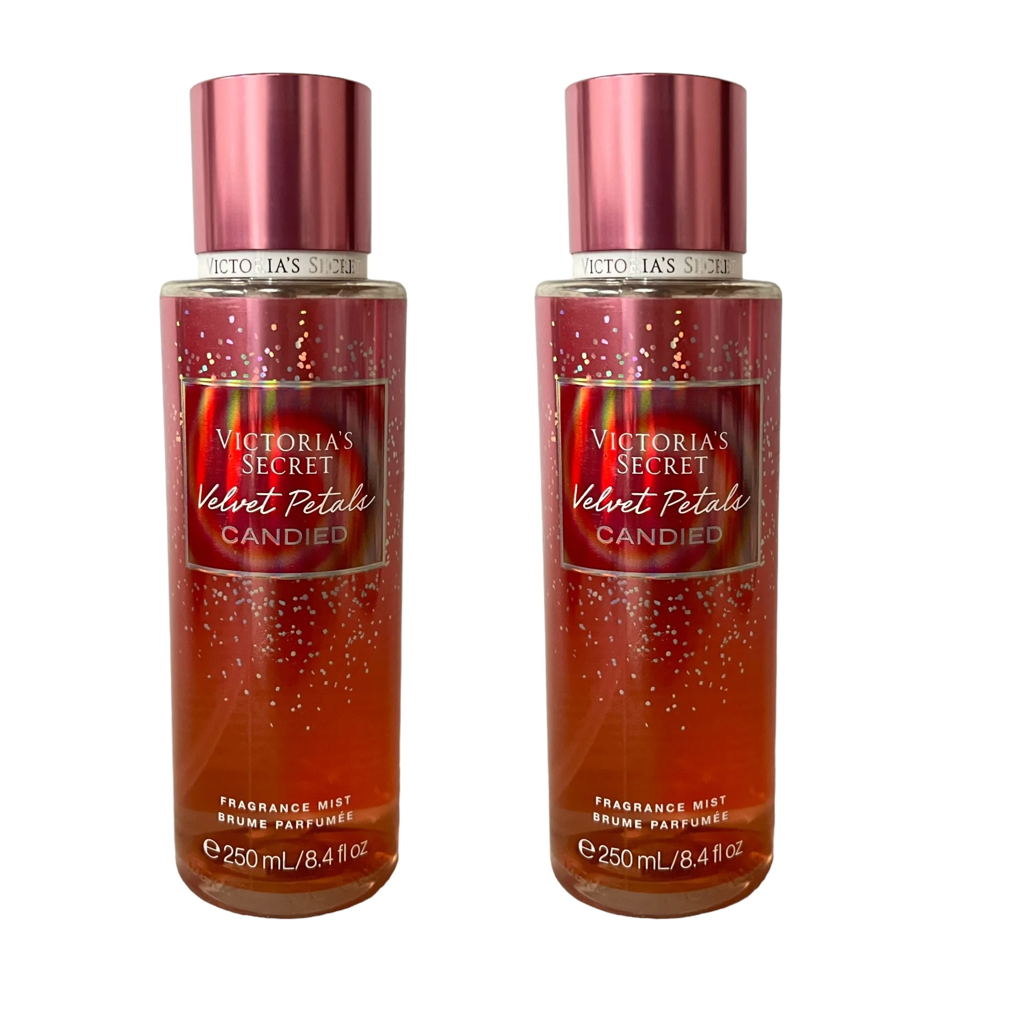 Victoria's Secret Velvet Petals Candied Fragrance Mist 8.4 fl oz 2 Pack