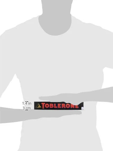 Toblerone Dark Chocolate Bar, 3.52 Ounce (Pack of 12)