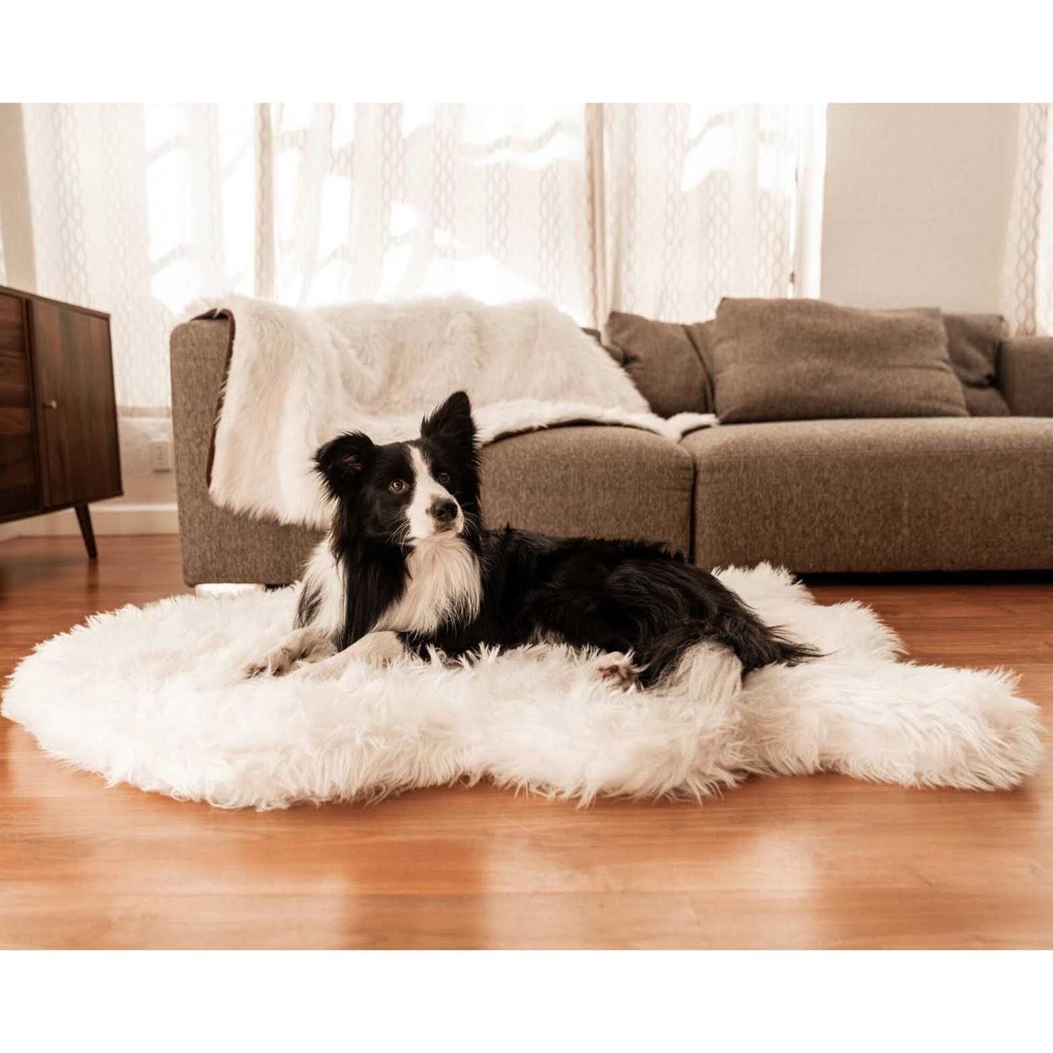 Paw PupRug Faux Fur Orthopedic Dog Bed - Pet Supplies online store