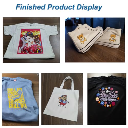 DTF Printer Machine - with XP600 Printhead, Faster Speed Higher Resolution 5760 * 1440dpi, T Shirt Printer DTF Transfer Machine with Roll Feeder, White Ink Mixing System (L8050)