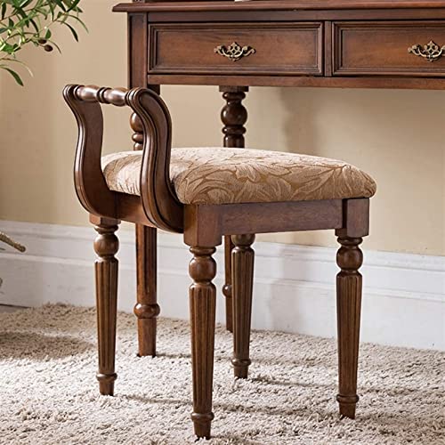 Makeup Vanity Stool Chair for Makeup Room Bedroom, Vanity Benches Dressing Stool backrest Bedroom Stool Desk Stool Dressing Table Chair Foot Stool