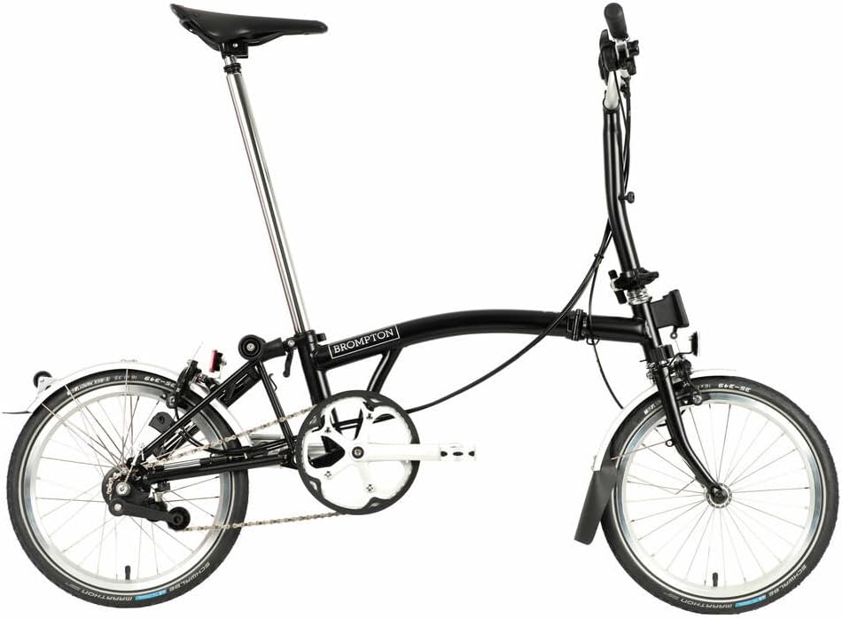 Brompton C Line 6 Speed Folding Bike - Mid (Black)