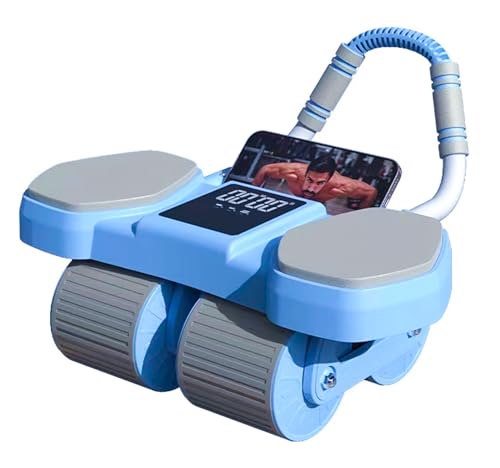 Ab roller wheel,The upgraded four-wheel abdominal wheel used for enhancing abdominal muscle exercises is abdominal fitness wheel that is more suitable for the home gym., Blue