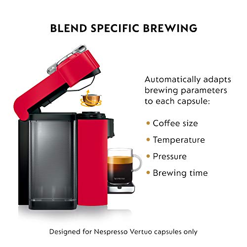 Nespresso Vertuo Coffee and Espresso Maker by De'Longhi, Graphite Metal