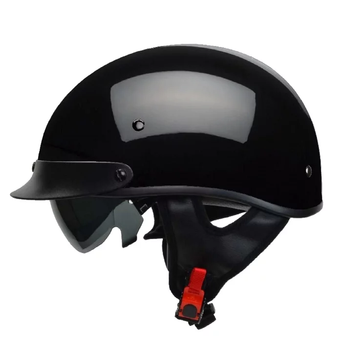Vega Rebel Warrior Helmet, Gloss Black, Size:XS