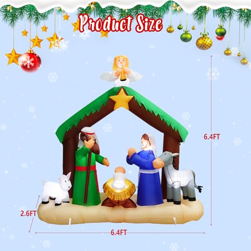 10FT Christmas Inflatables Pink Nutcracker Hold Candy Cane, Christmas Blow up Yard Decoration Inflatable Nutcracker Built-in 6 LED for Xmas Decorations Outdoor Indoor Xmas Gifts