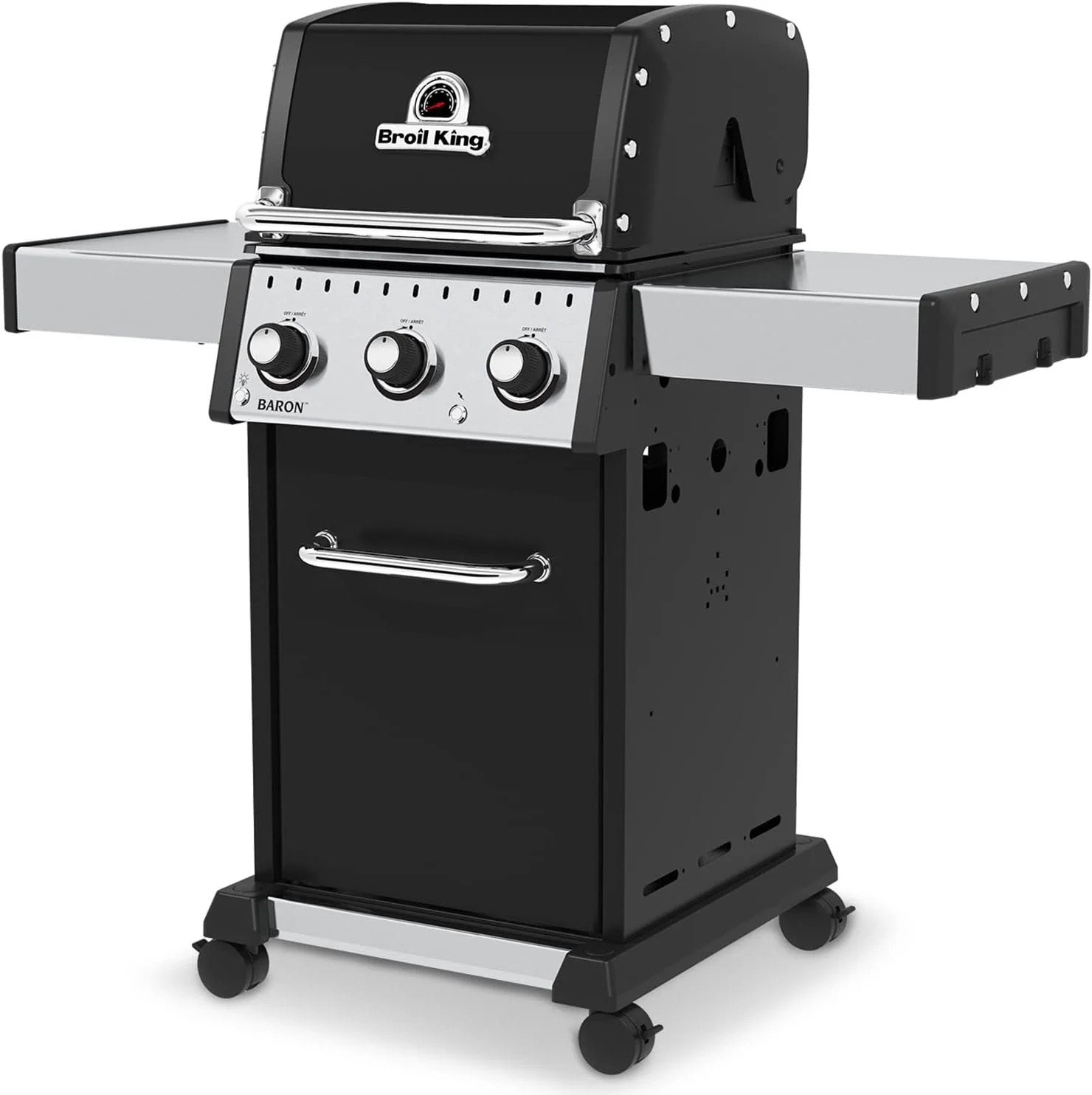 Broil King, Baron 320 Pro, 874214, Liquid Propane LP, Silver, Black