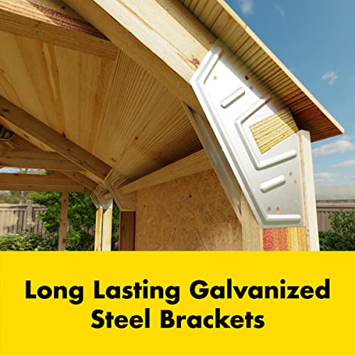 2x4basics 90192MI Custom Shed Kit with Peak Roof, 2x4