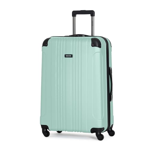 Kenneth Cole REACTION Out of Bounds Lightweight Hardshell 4-Wheel Spinner Luggage, Cobalt Blue, 20-Inch Carry On