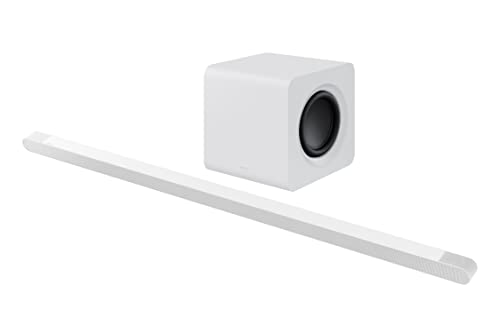 SAMSUNG HW-S50B/ZA 3.0ch All-in-One Soundbar w/Dolby 5.1, DTS Virtual:X, Q Symphony, Built in Center Speaker, Adaptive Sound Lite, Bluetooth Multi Connection, 2022 Black