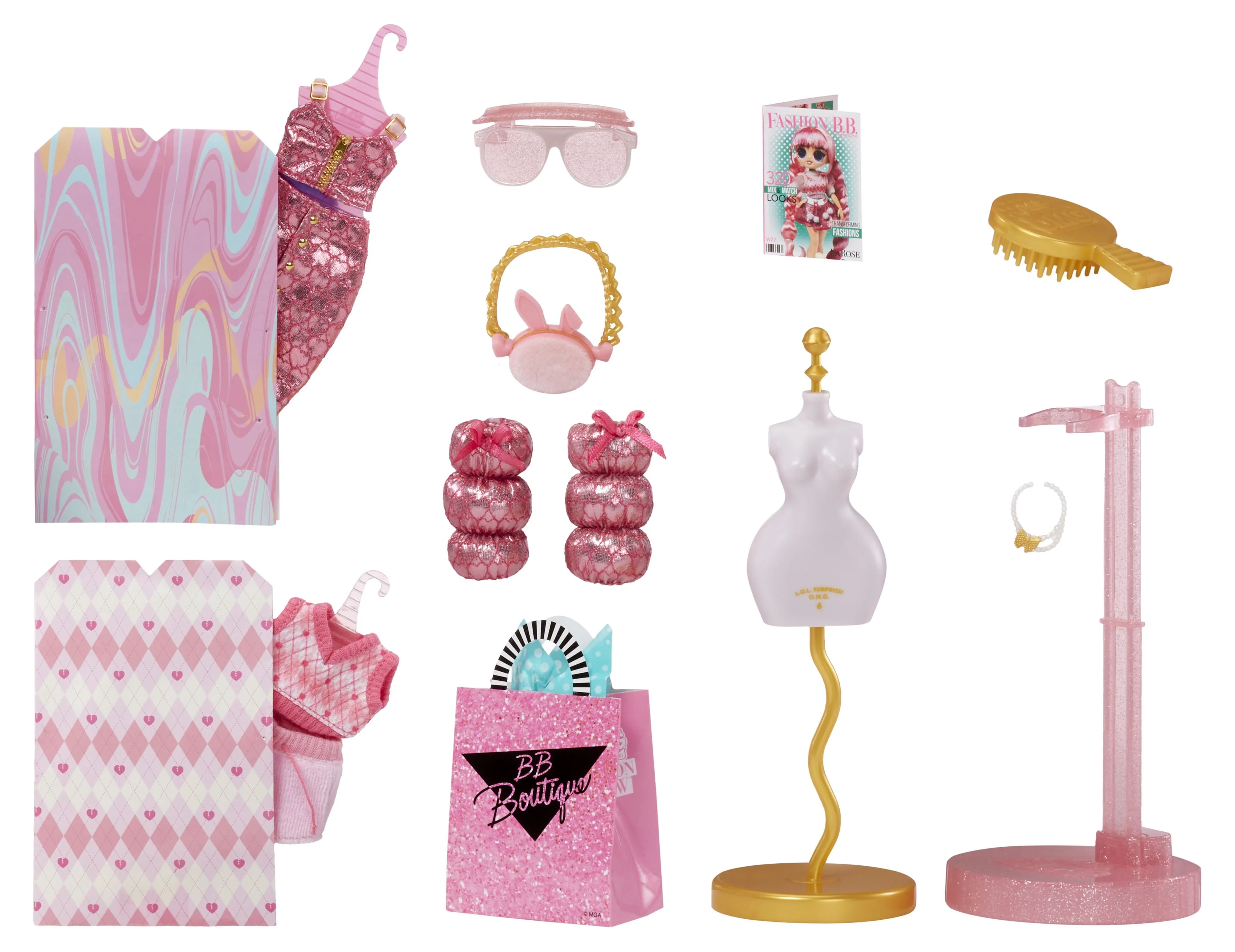 LOL Surprise OMG Fashion Show Style Edition LaRose Fashion Doll w/ 320+ Fashion Looks