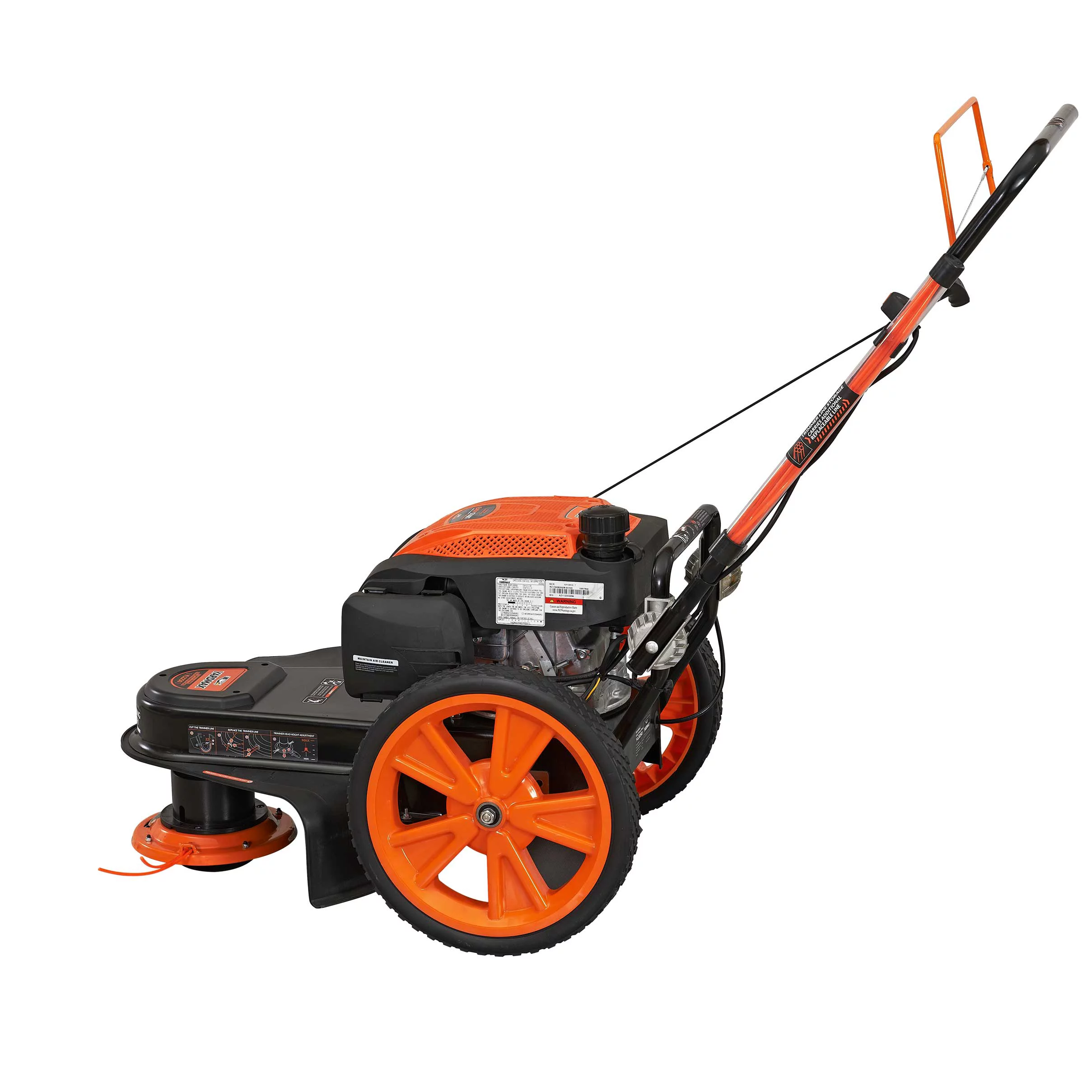 YARDMAX 22 in. 170cc Gas Walk Behind  String Trimmer Mower