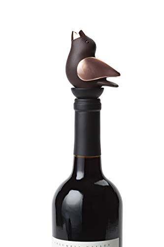 Wine Pourer - Brown and Copper