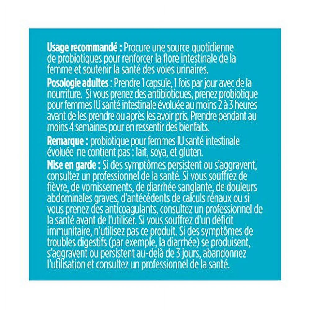 GENUINE HEALTH UTI Women's Advanced Gut Health Probiotic, 30 CT