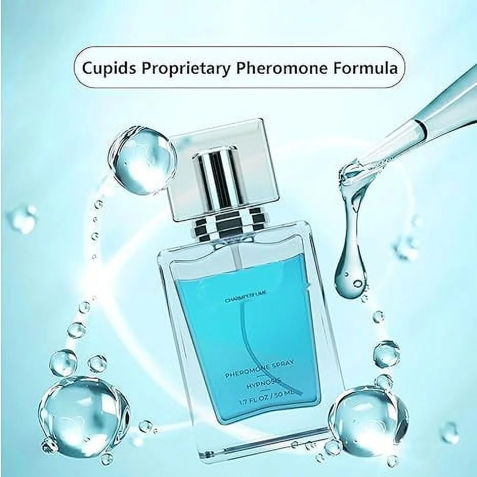 LINSETING Cupid Charm Toilette for Men (Pheromone-Infused) - Cupid Hypnosis Cologne Long-lasting Fragrances Natural Herbal Woody Fragrance(2 Bottles)