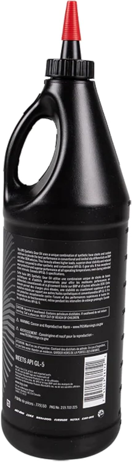 Can-Am New OEM, 75W-140 Synthetic Transmission Gear Oil 1 Quart, 9779160