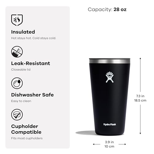 Hydro Flask 20 Oz All Around Tumbler Press-In Lid Indigo