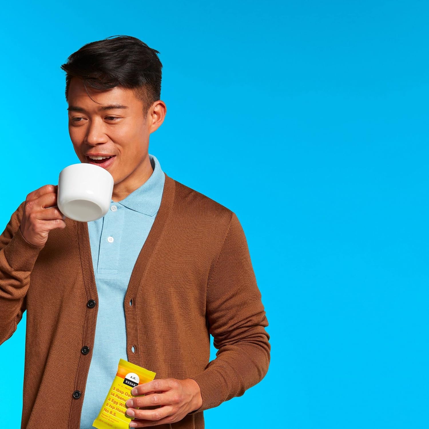 RXBAR A.M. Protein Bars, Variety Pack, Gluten Free Snacks, Breakfast Snacks, 22.8oz Box (12 Bars)