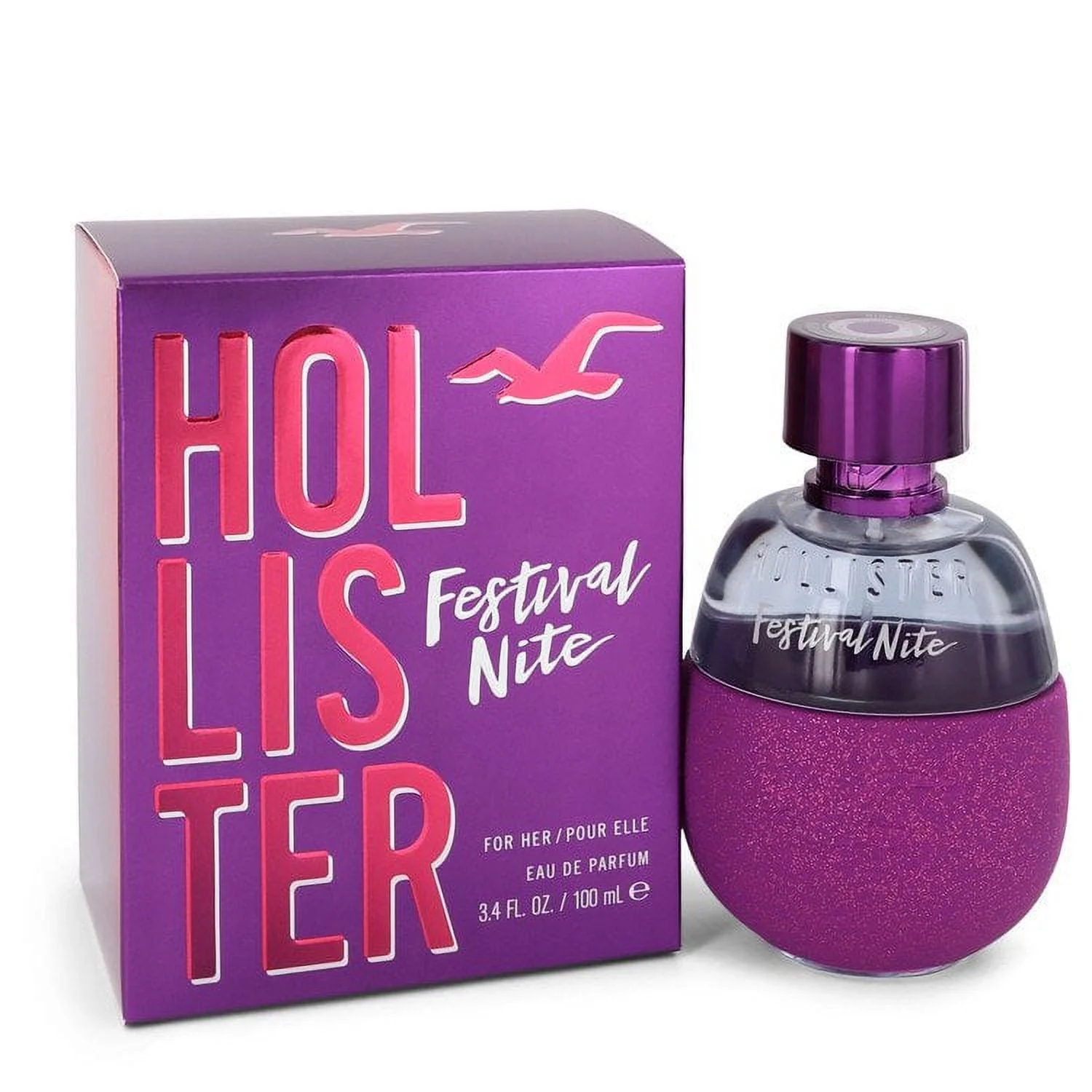 Hollister Festival Nite by Hollister Eau De Parfum Spray 3.4 oz Pack of 3