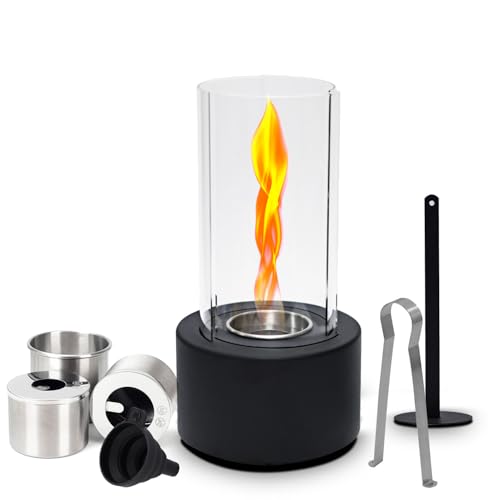 Tornado Table Top Firepit – Premium Tabletop Smokeless Firepit for Housewarming & Parties - Up to 2.5H Burn, Indoor & Outdoor Mini Tabletop Fire Pit, Great Birthday, Balcony, Yard & Home Decor Gift