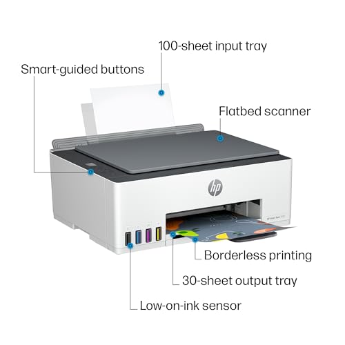 HP Smart Tank 5101 Wireless All-in-One Ink Tank Printer with up to 2 years of ink included (1F3Y0A)